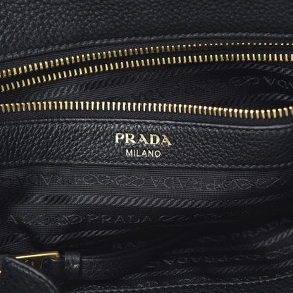Prada Vitello Phenix Tote Black 6 of 11