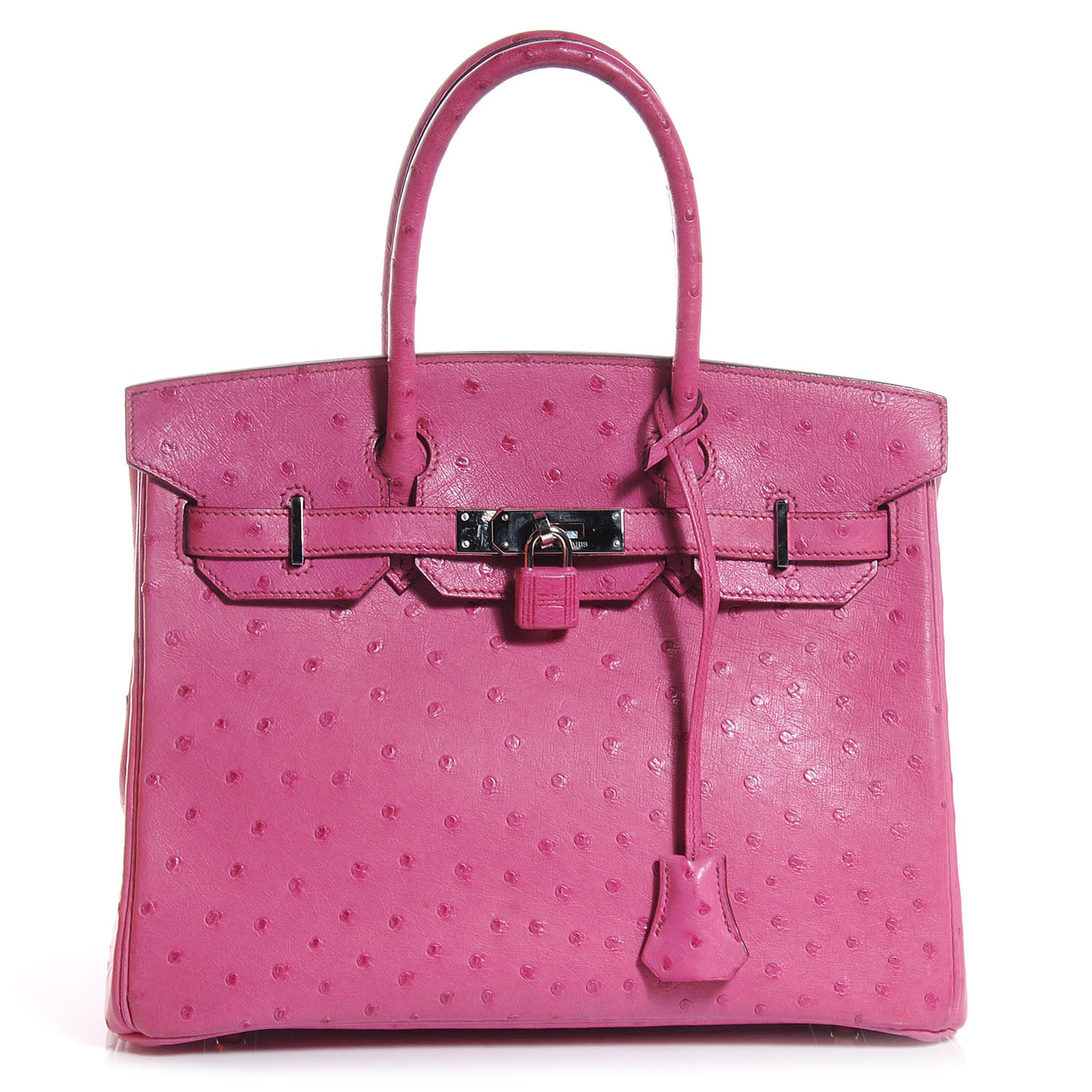 Hermes Ostrich Birkin 30 Fuchsia 1 of 14