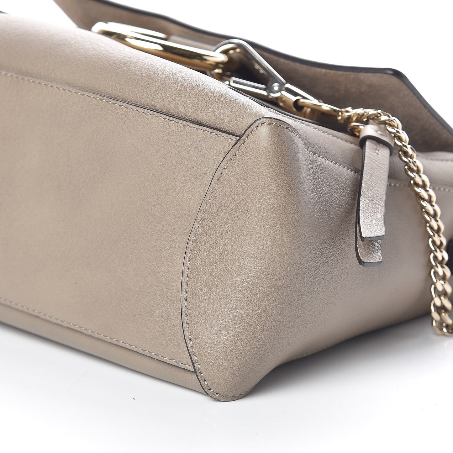 Calfskin Small Faye Day Shoulder Bag Motty Grey