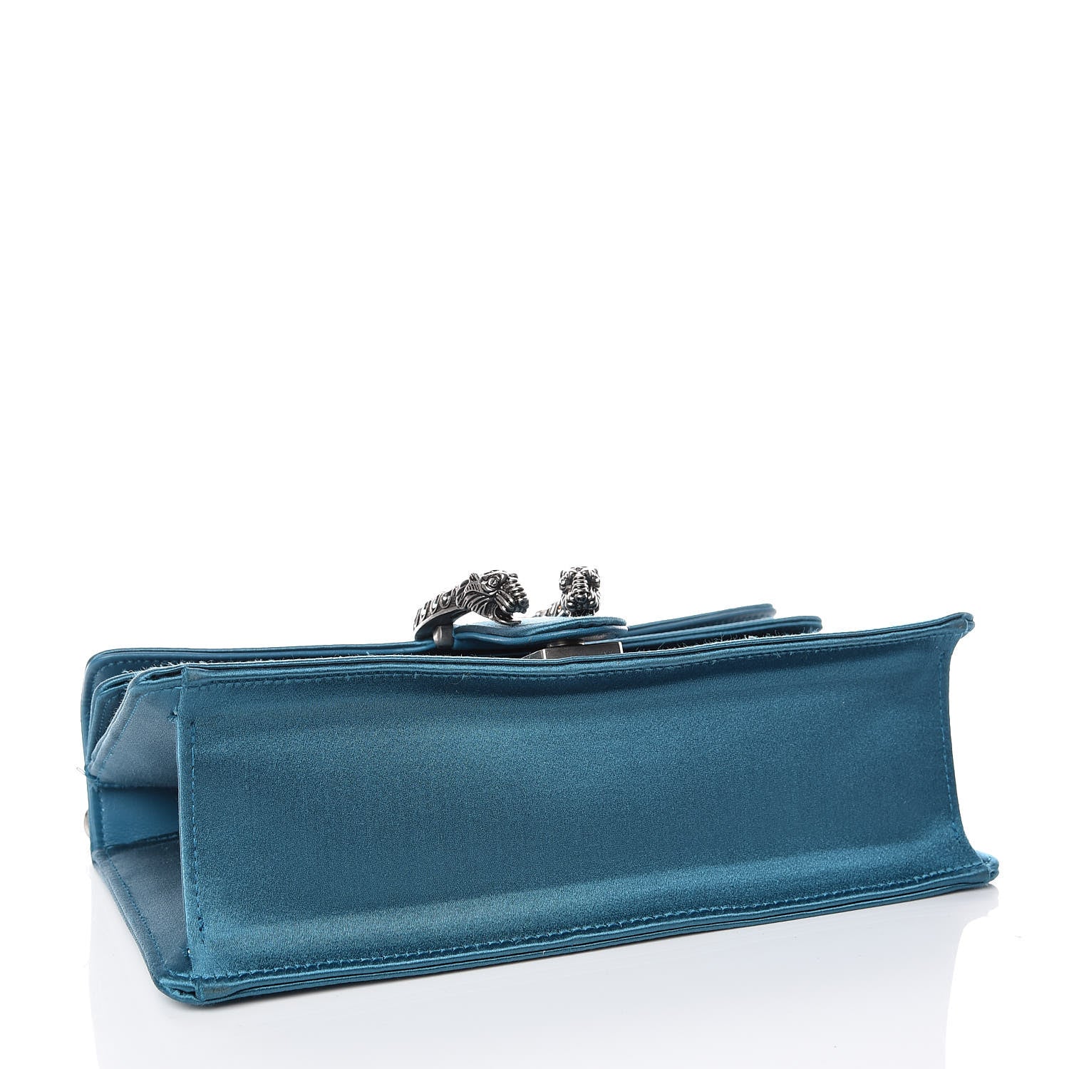 Gucci Satin Silk Crystal Small Dionysus Shoulder Bag Turchese Black Diamond 4 of 14