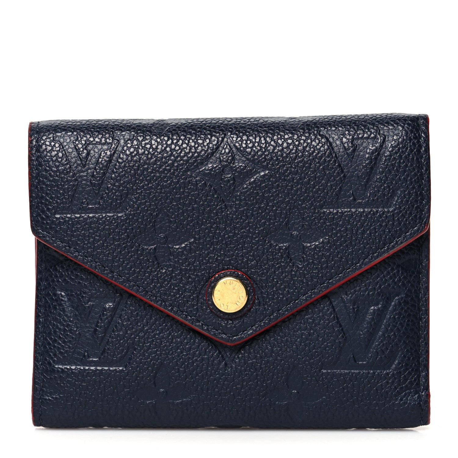 Louis Vuitton Empreinte Victorine Wallet Marine Rouge 1 of 10