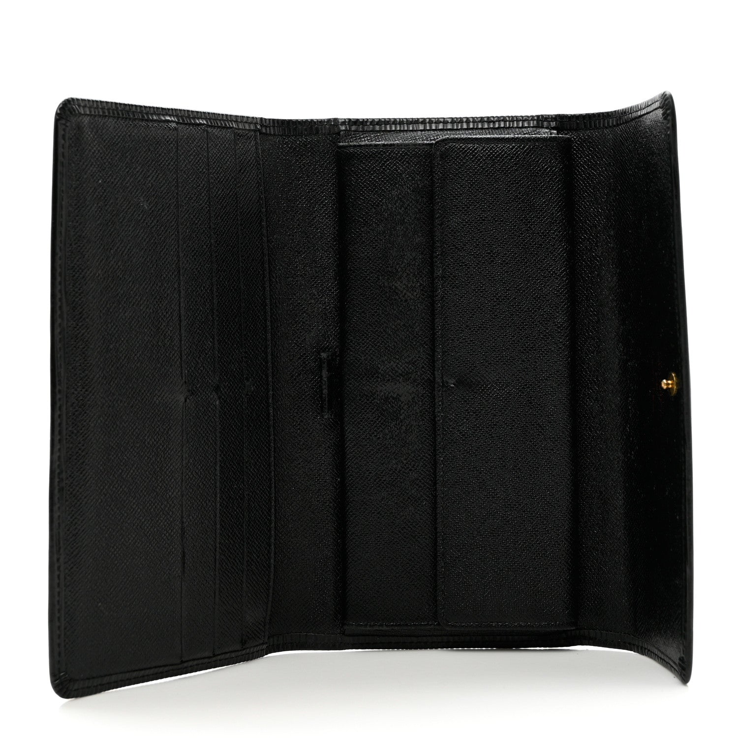 Louis Vuitton Epi Porte Tresor International Wallet Black 4 of 10