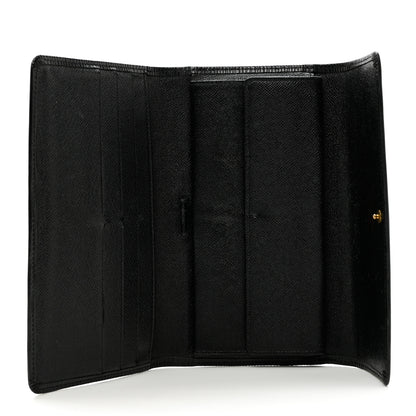 Louis Vuitton Epi Porte Tresor International Wallet Black 4 of 10