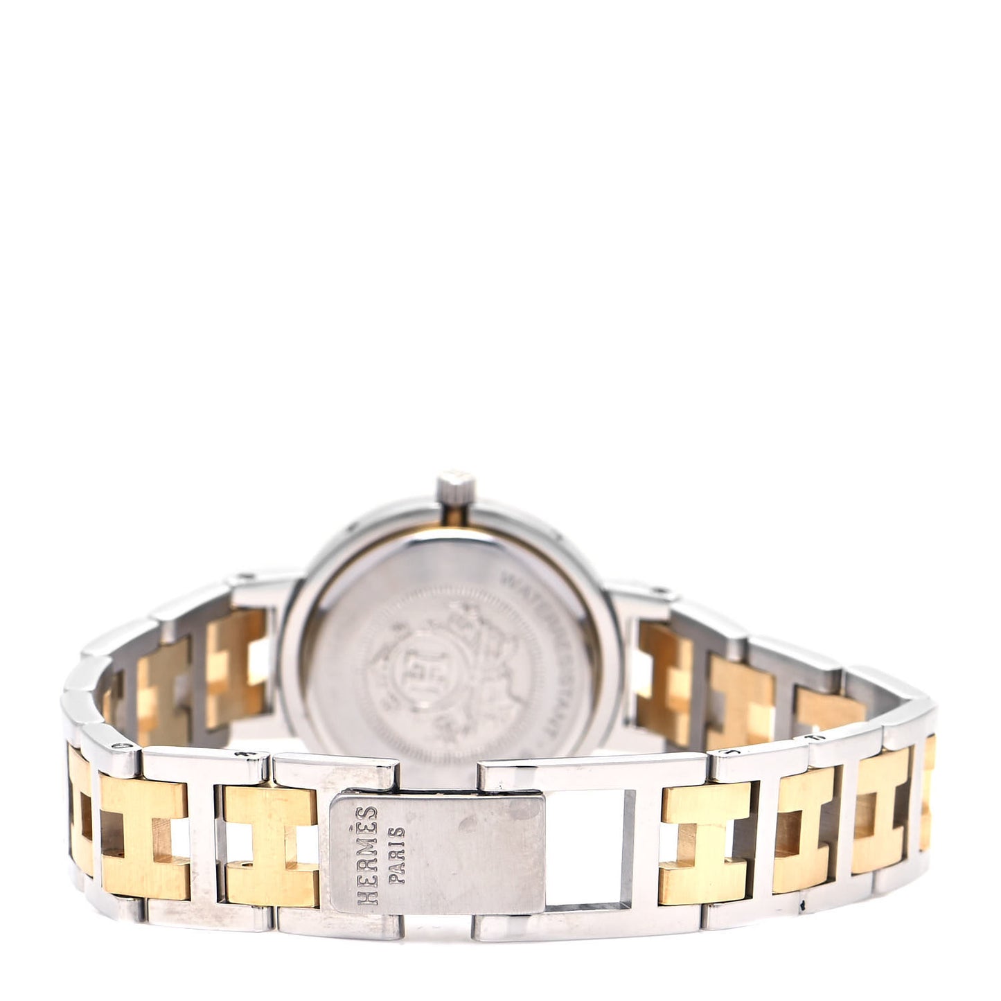 Stainless Steel 24mm Clipper Quartz Watch Gold