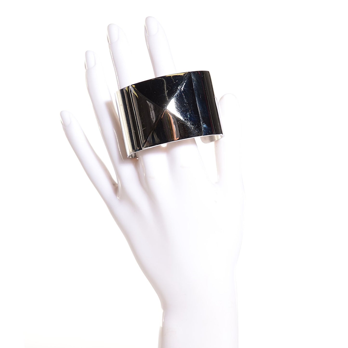 Palladium Wide Medor Cuff Silver