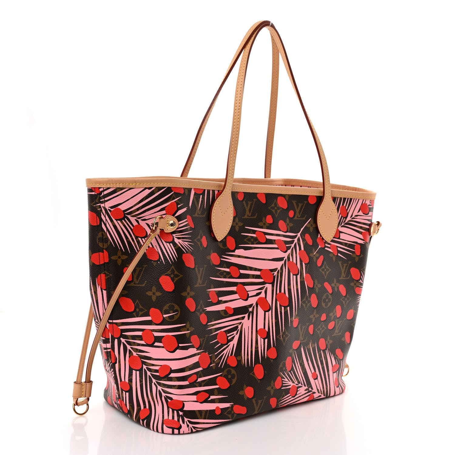 Louis Vuitton Monogram Jungle Dots Neo Neverfull MM Sugar Pink Poppy 3 of 10