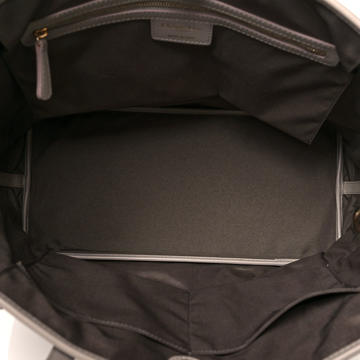 Coated Canvas Cannage Medium Panarea Tote Taupe