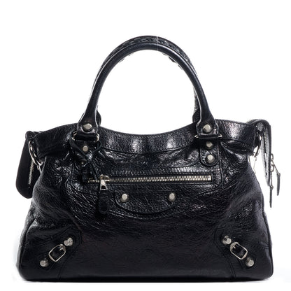 Balenciaga Agneau Giant 12 Silver Hardware Town Black 1 of 10