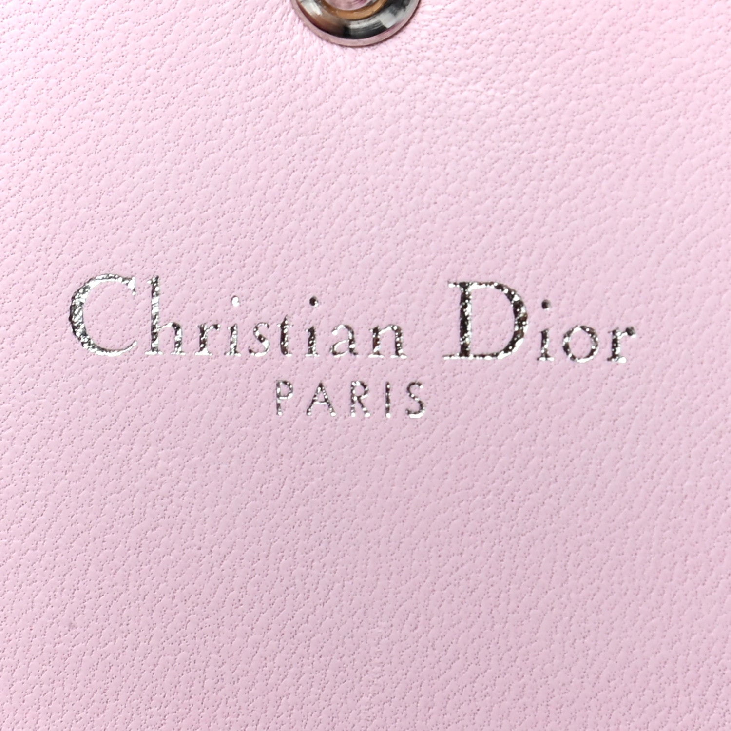 Christian Dior Patent Micro-Cannage Diorama Elancee Wallet Pink 6 of 8