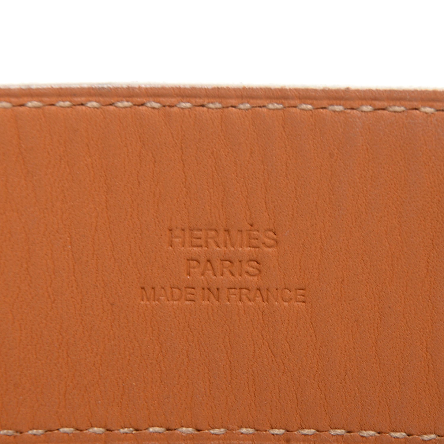 Hermes Epsom Kelly Dog Bracelet White 6 of 8