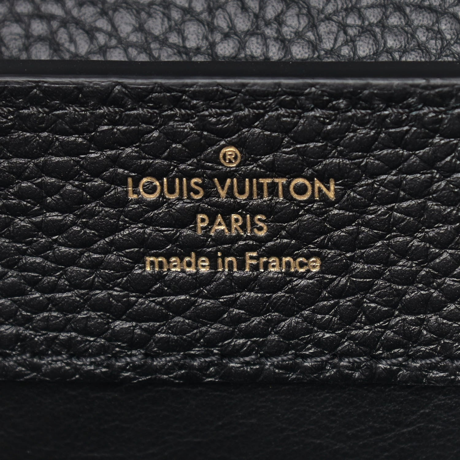 Louis Vuitton Taurillon Mini Capucines Black 5 of 7