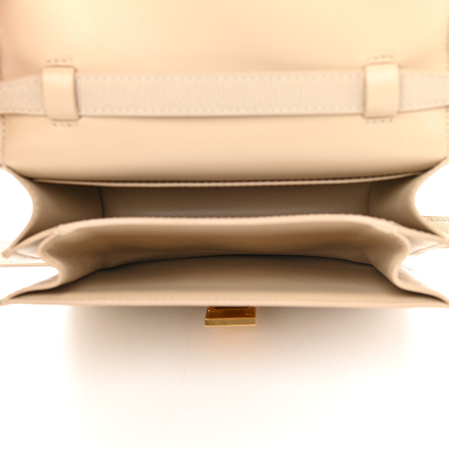 Celine Liege Calfskin Teen Classic Box Flap Bag Nude 4 of 8