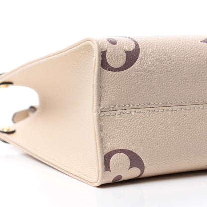 Louis Vuitton Empreinte Monogram Giant Onthego PM Creme Bois De Rose 6 of 10