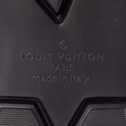 Louis Vuitton Neoprene Mesh Rubber Monogram Camo Fastlane Low Sneakers 13 Black 8 of 9