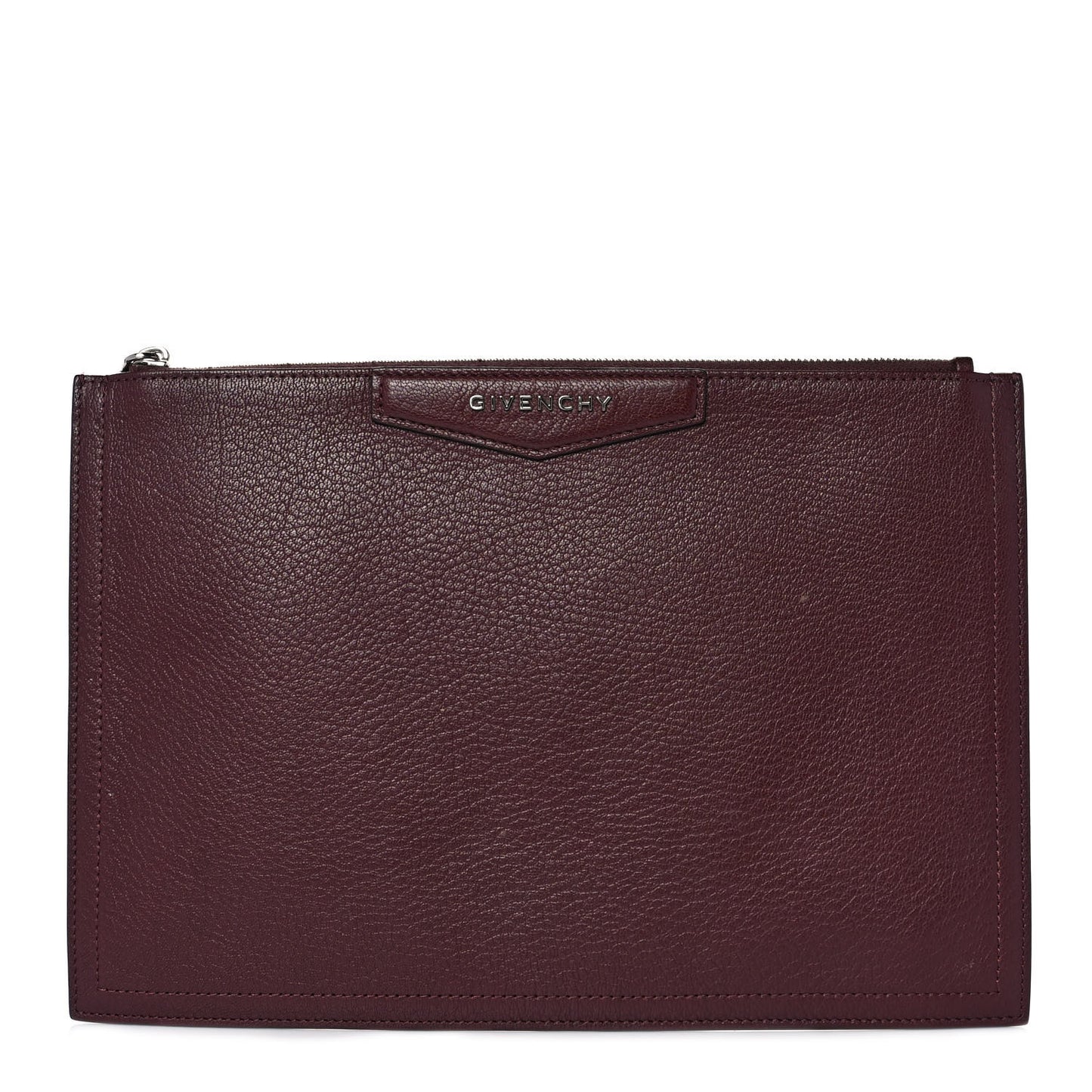 Sugar Goatskin Antigona Pouch Burgundy