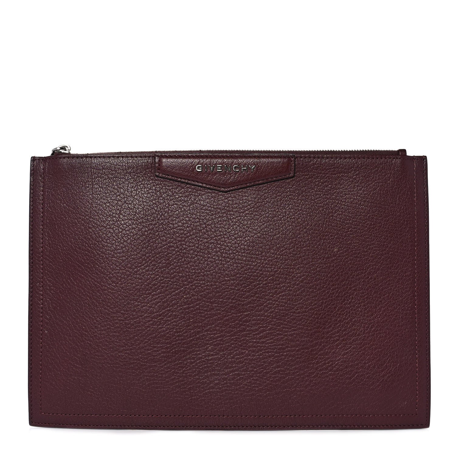 Givenchy Sugar Goatskin Antigona Pouch Burgundy 1 of 10