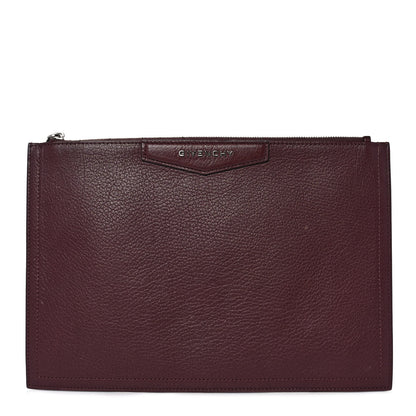 Givenchy Sugar Goatskin Antigona Pouch Burgundy 1 of 10