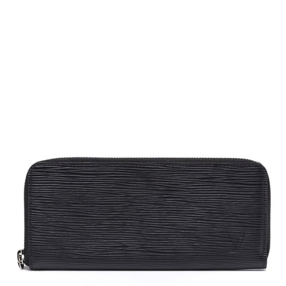 Louis Vuitton Epi Clemence Wallet Black 1 of 8