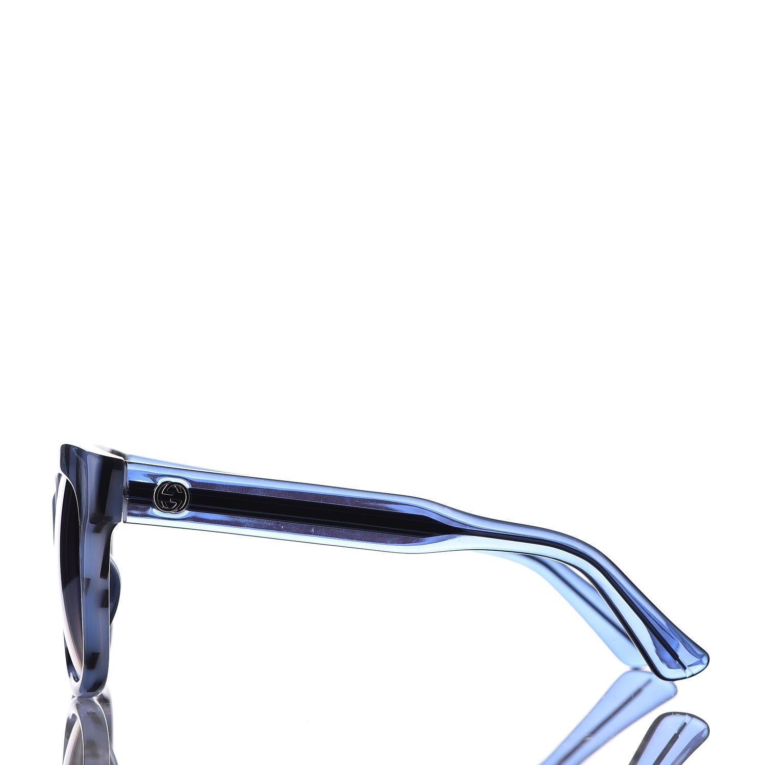 Gucci Acetate Sunglasses GG 3756/F/S Blue 3 of 7