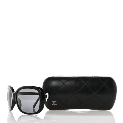 Chanel Acetate CC Bow Sunglasses 5171 Black White 8 of 8