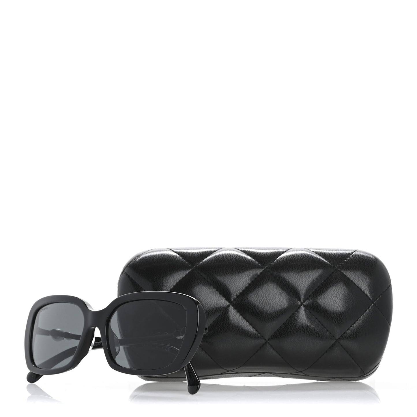 Pearl Square Polarized Sunglasses 5427-H-A Black