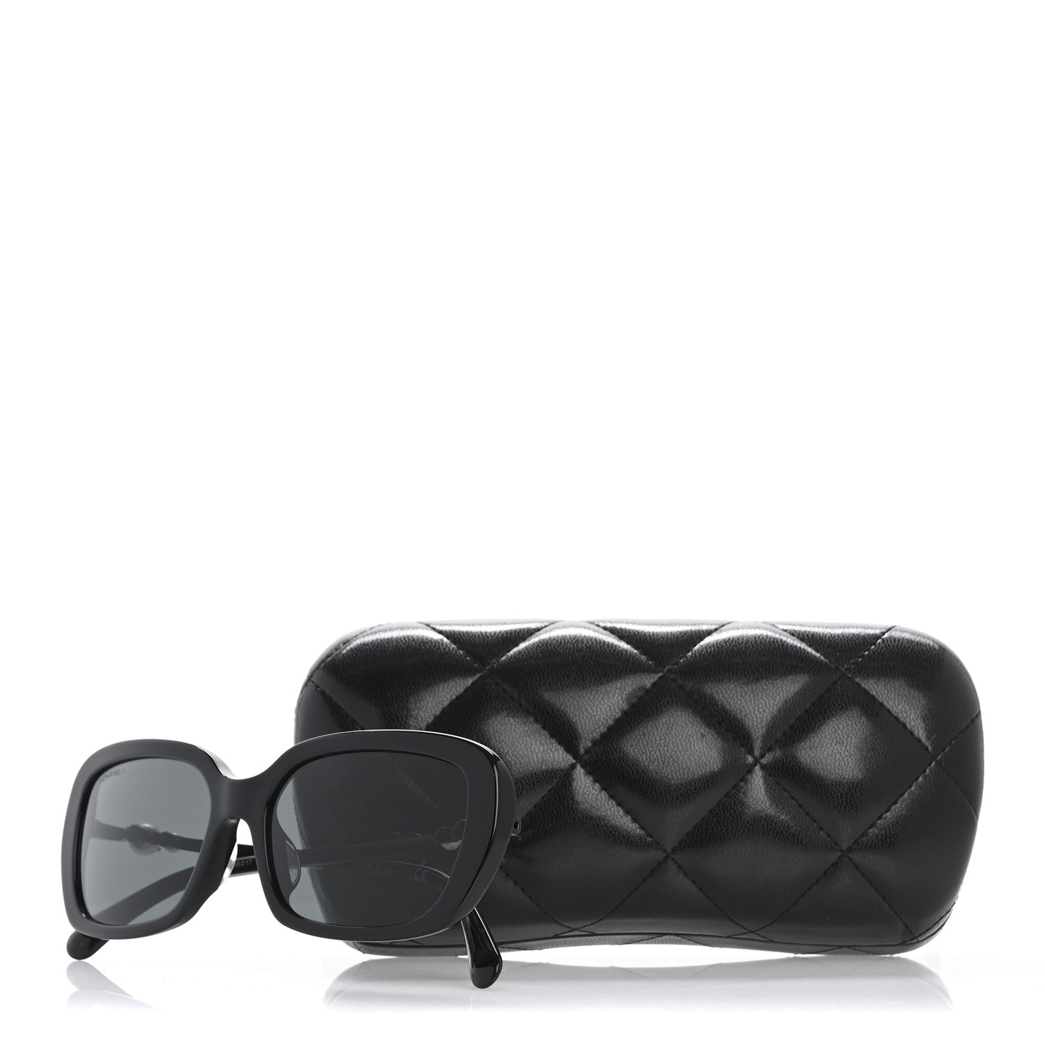 Chanel Pearl Square Polarized Sunglasses 5427-H-A Black 8 of 8