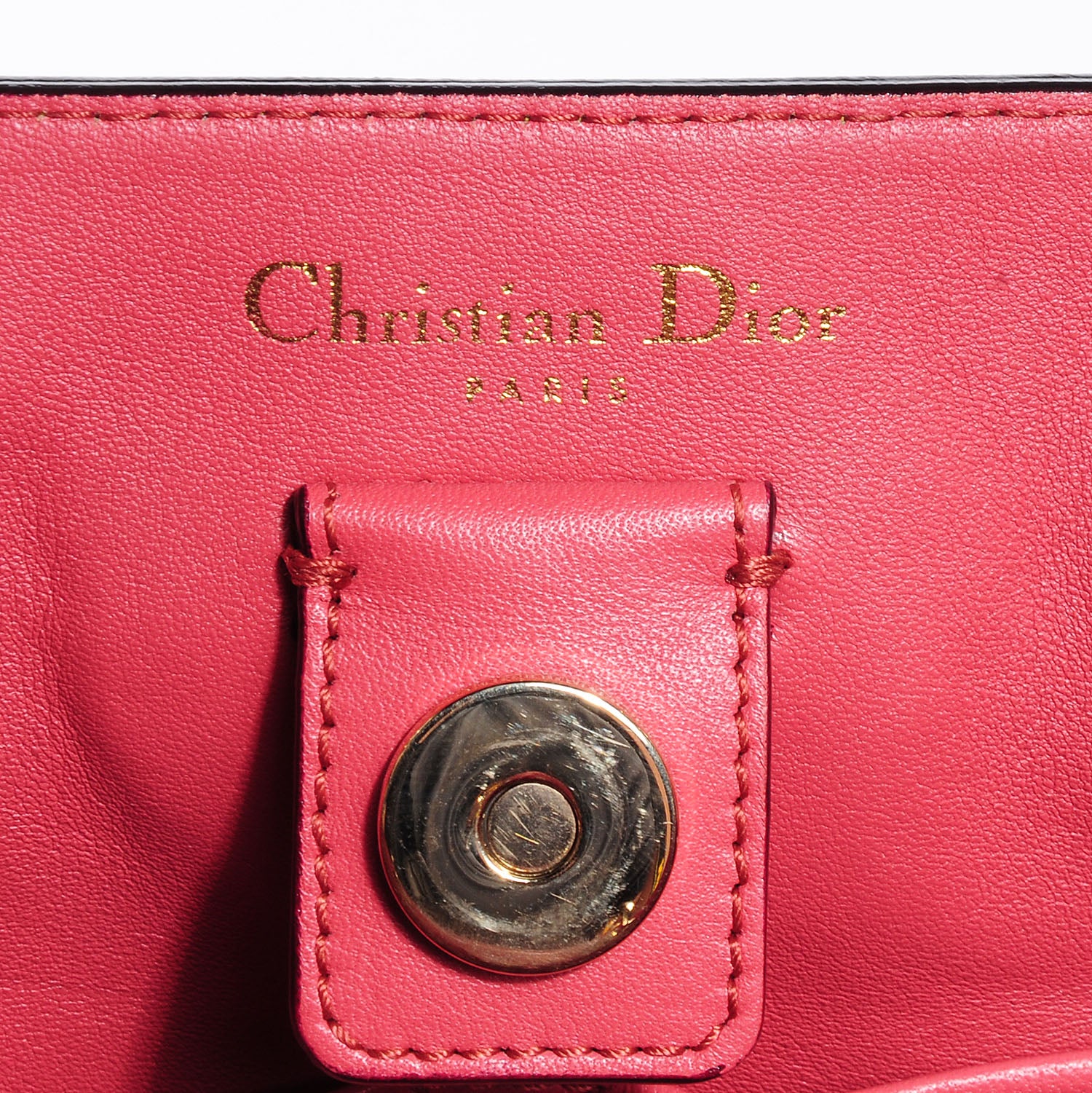 Christian Dior Calfskin Large Diorissimo Tote Tournesol 12 of 13