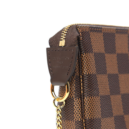 Louis Vuitton Damier Ebene Mini Pochette Accessories 6 of 7