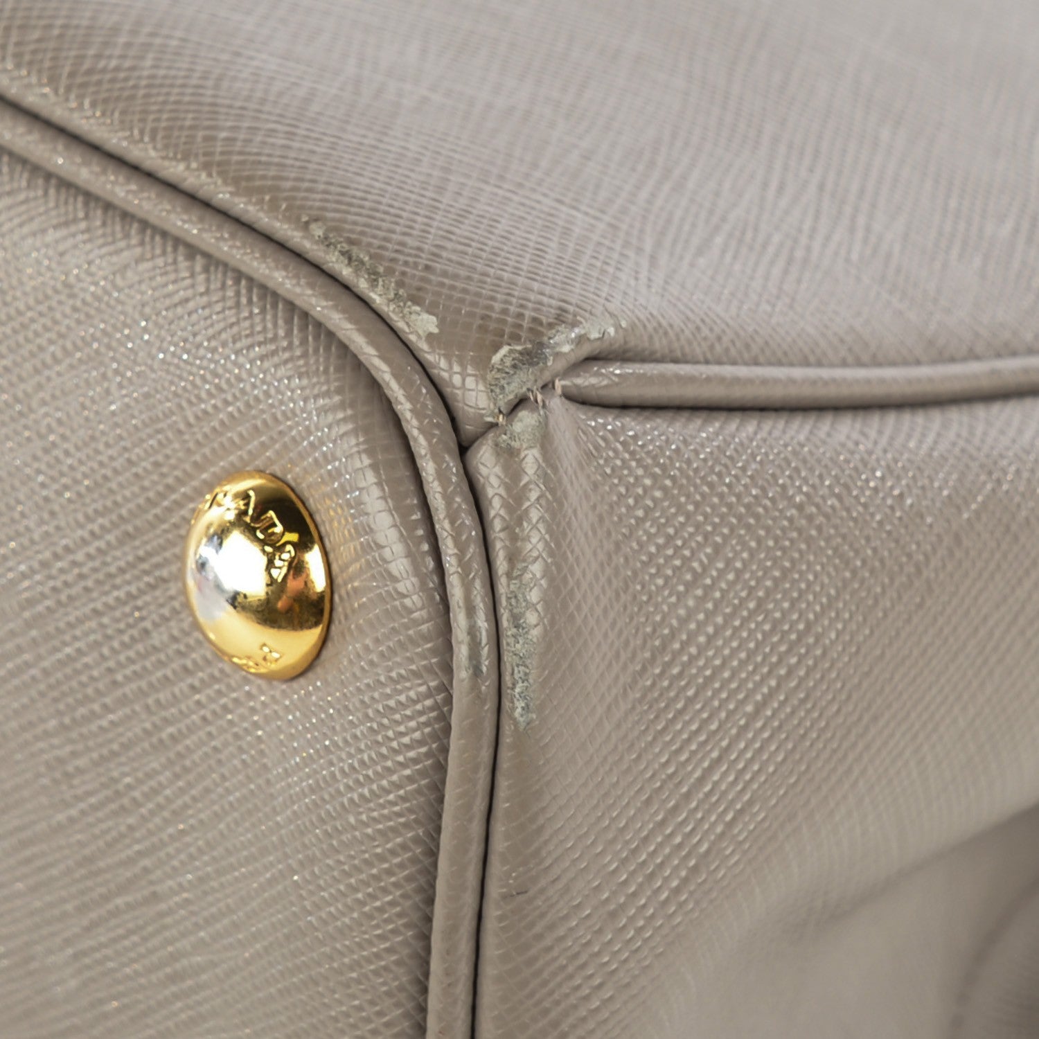 Prada Saffiano Lux Large Tote Argilla 4 of 13