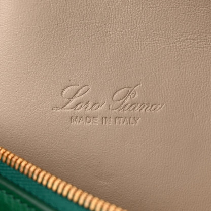 Loro Piana Ostrich L19 Extra Pocket Pouch Forest Leaves 6 of 10