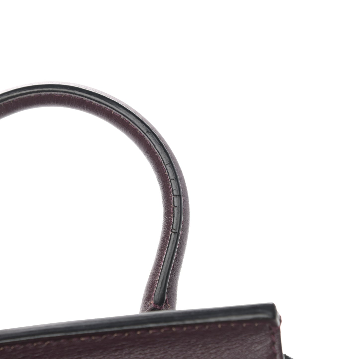 Calfskin Small Palazzo Empire Bag Burgundy