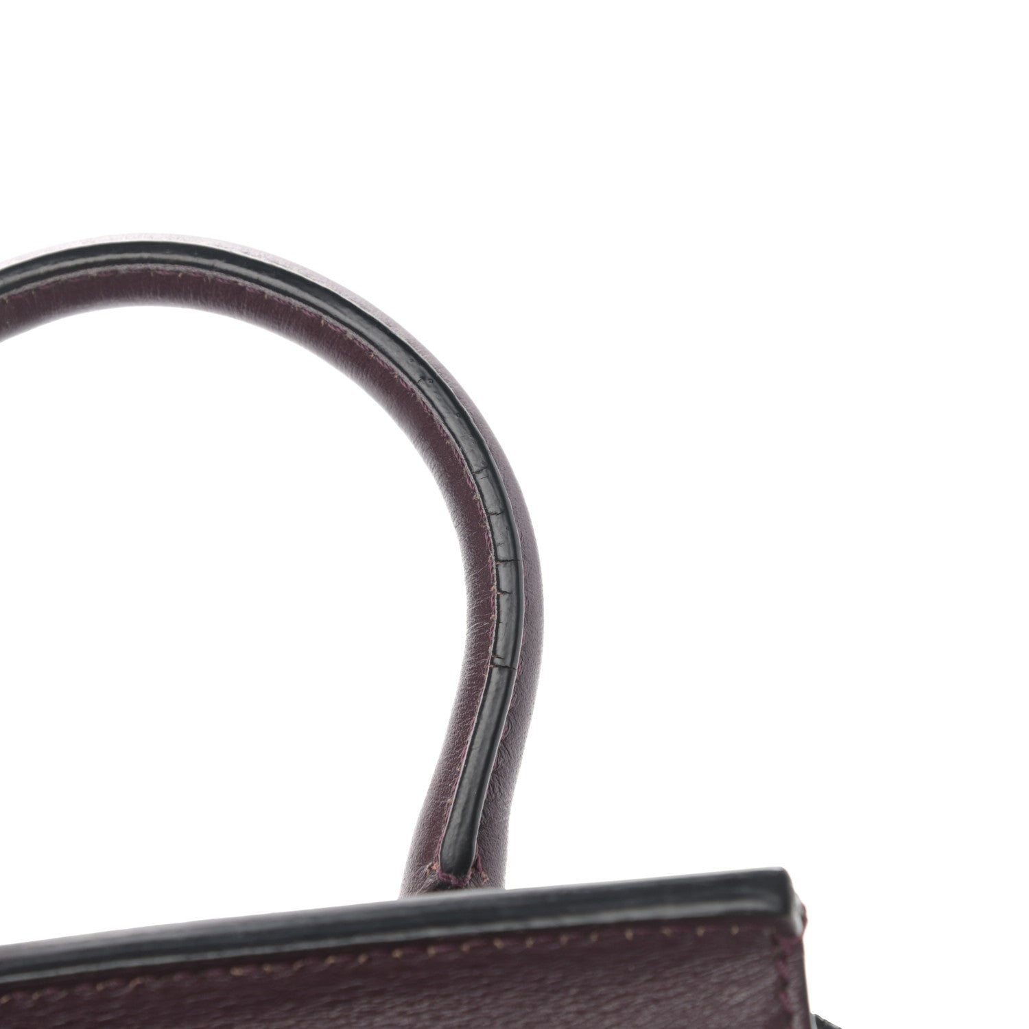 Versace Calfskin Small Palazzo Empire Bag Burgundy 13 of 18