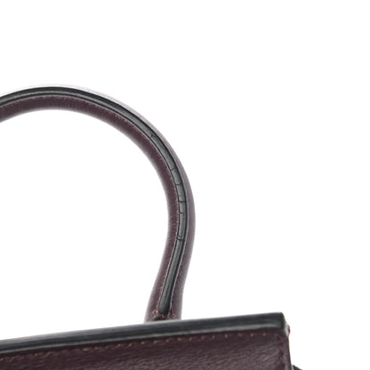 Versace Calfskin Small Palazzo Empire Bag Burgundy 13 of 18