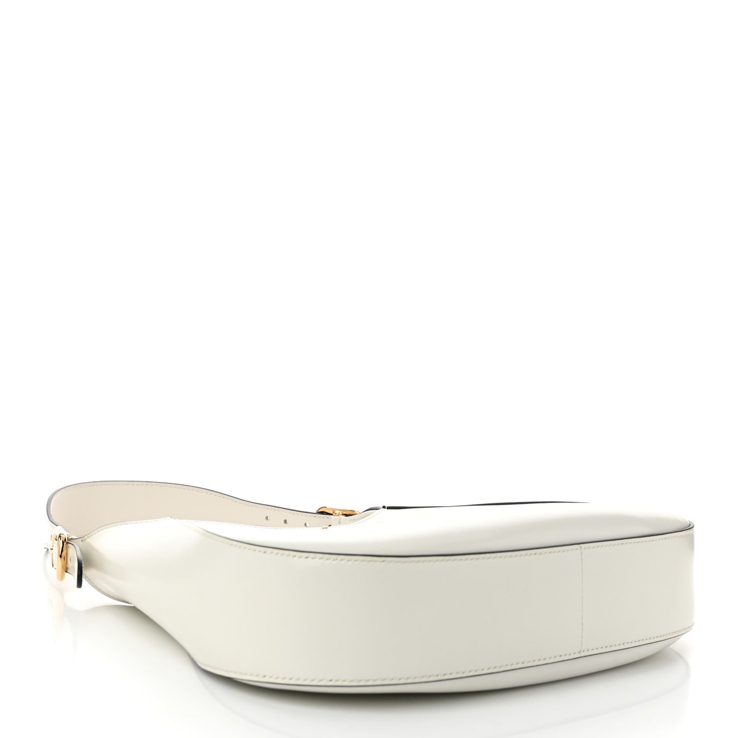 Box Calfskin Shoulder Bag White Black