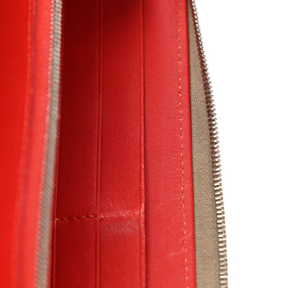 Celine Grained Calfskin Large Zip Around Multifunction Wallet Dune 6 of 15