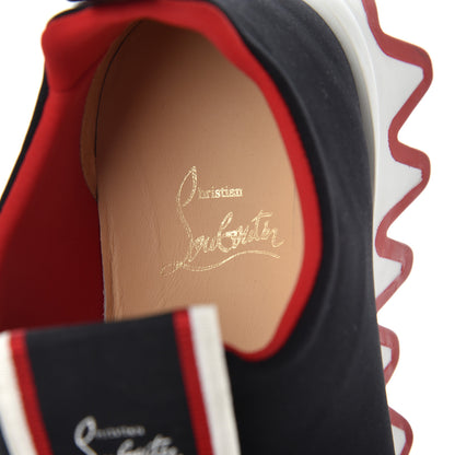 Christian Louboutin Neoprene Tiketa Flat Sneakers 37.5 Black 6 of 22