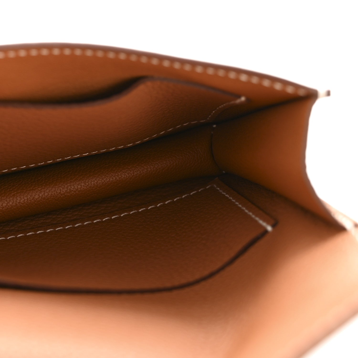Hermes Evercolor Constance Slim Wallet Gold 6 of 9