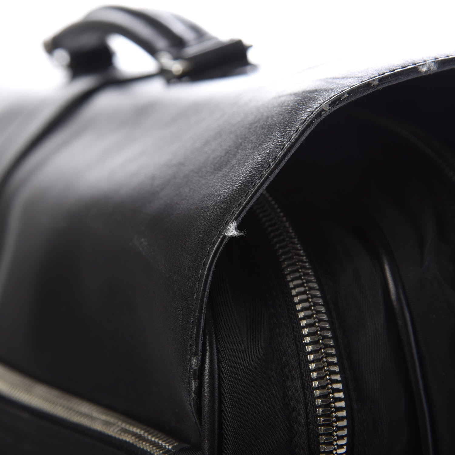 Prada Soft Calfskin Tessuto Nylon Travel Bag Black 13 of 20