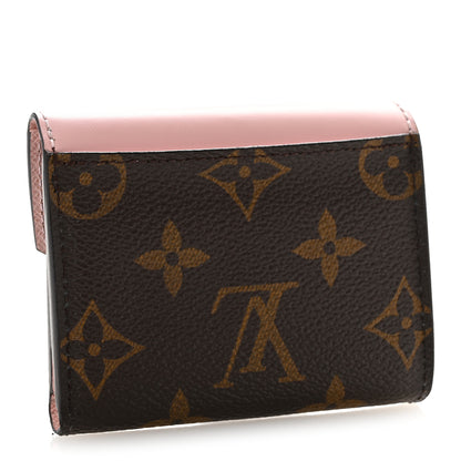 Louis Vuitton Monogram Zoe Wallet Rose Ballerine 3 of 11