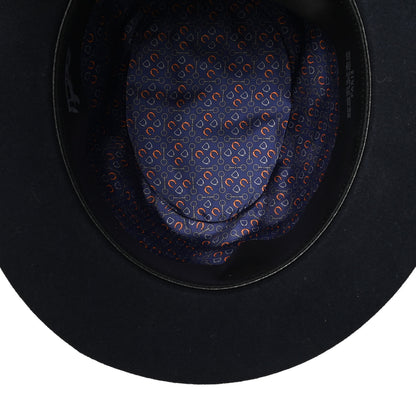 Hermes Rabbit Felt Silk Lucky Charms Hat 58 Marine 4 of 4