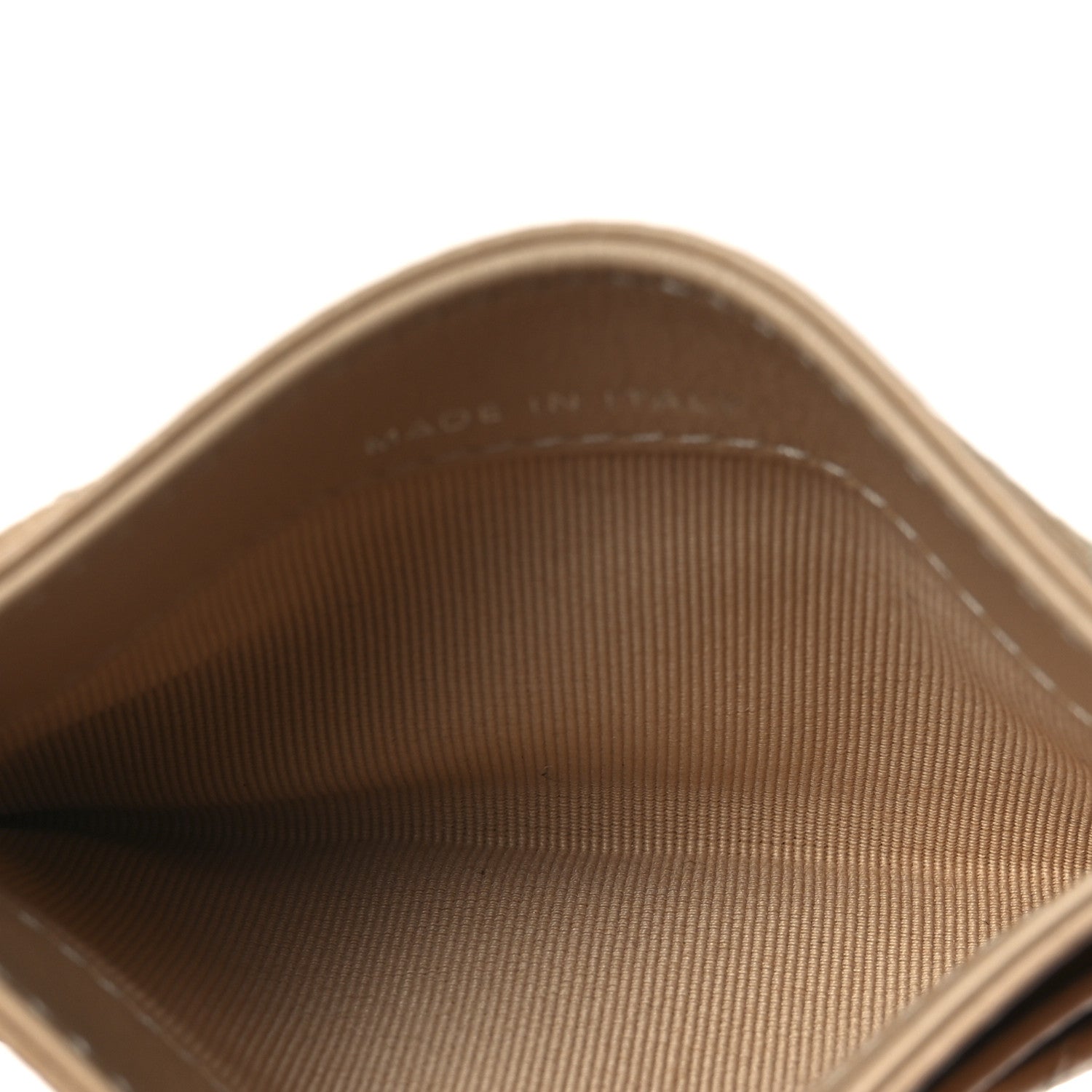 Chanel Caviar Quilted Card Holder Beige 5 of 9