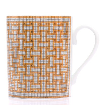 Hermes Porcelain Mosaique au 24 Mug Gold 3 of 7