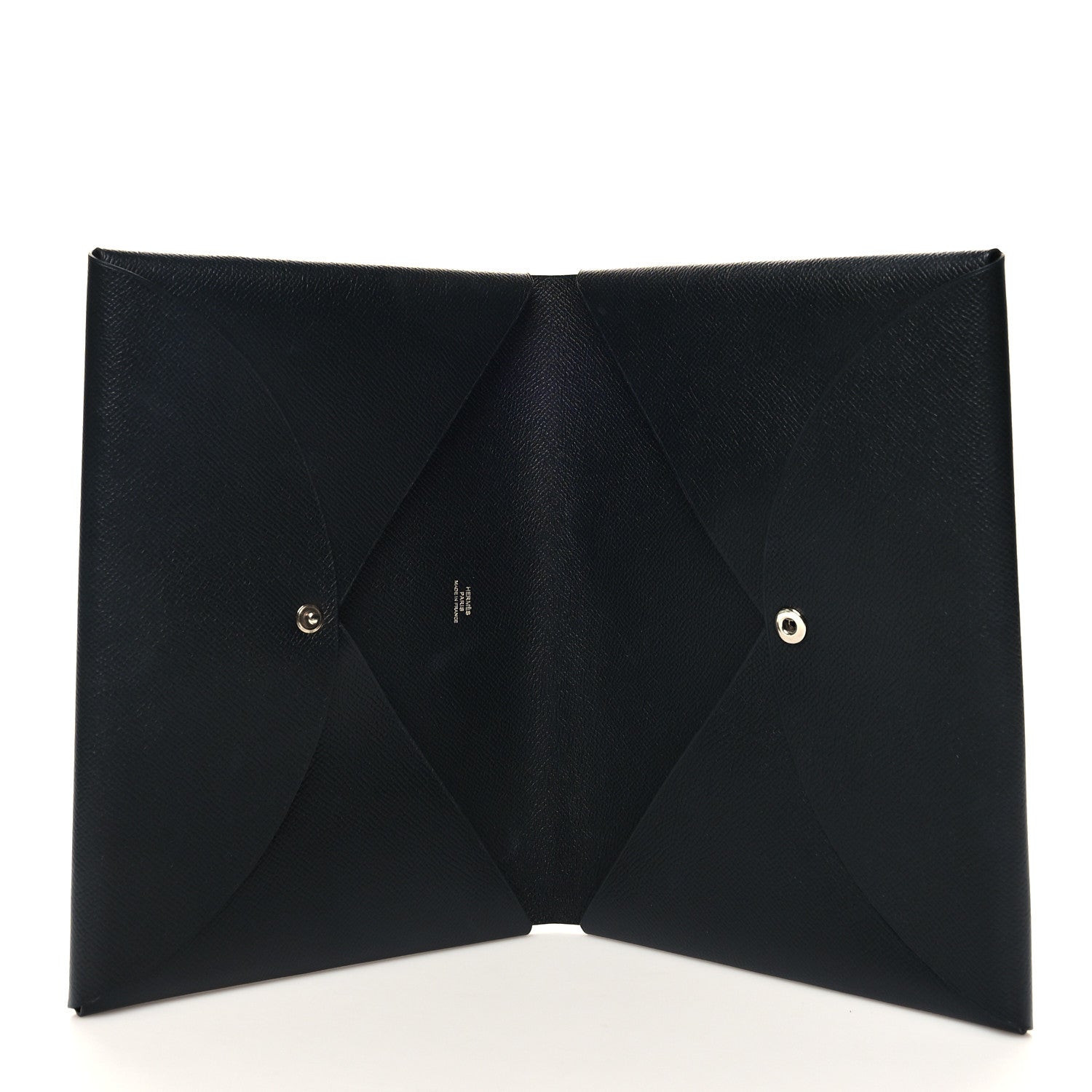 Hermes Epsom Calvi Pouch Black Cactus 6 of 15