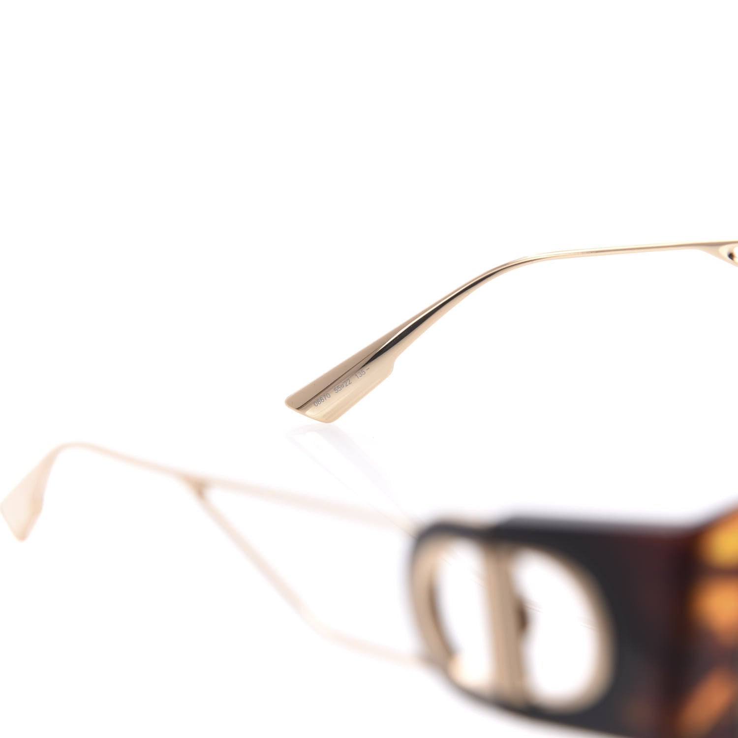 Christian Dior Rectangular 30 Montaigne 1 Sunglasses Tortoise 8 of 10