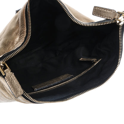 Alexander McQueen Metallic Lambskin De Manta Clutch Gold 5 of 7