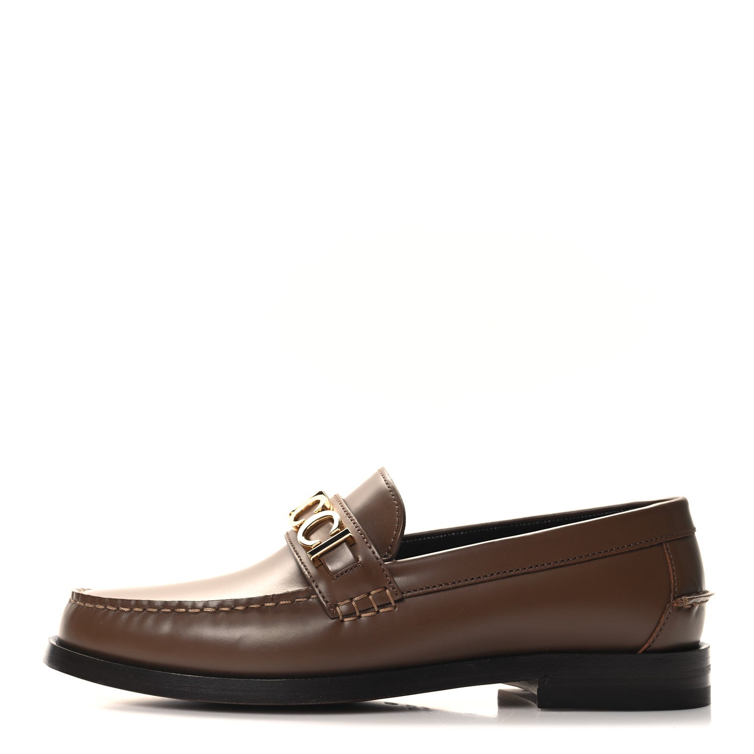 Gucci Millennial Ribot Mens Cara Loafers 8 Brown Sugar 1 of 9