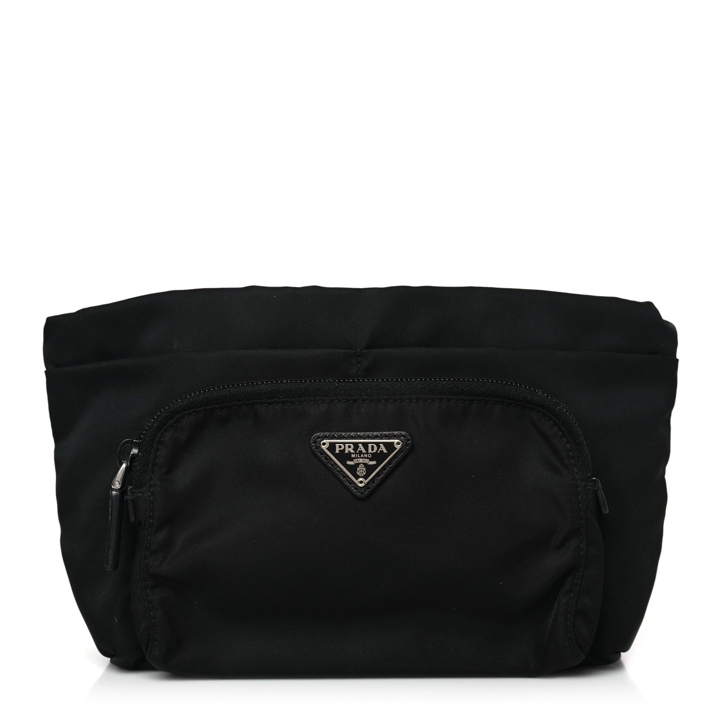 Nylon Vela Cosmetic Pouch Black