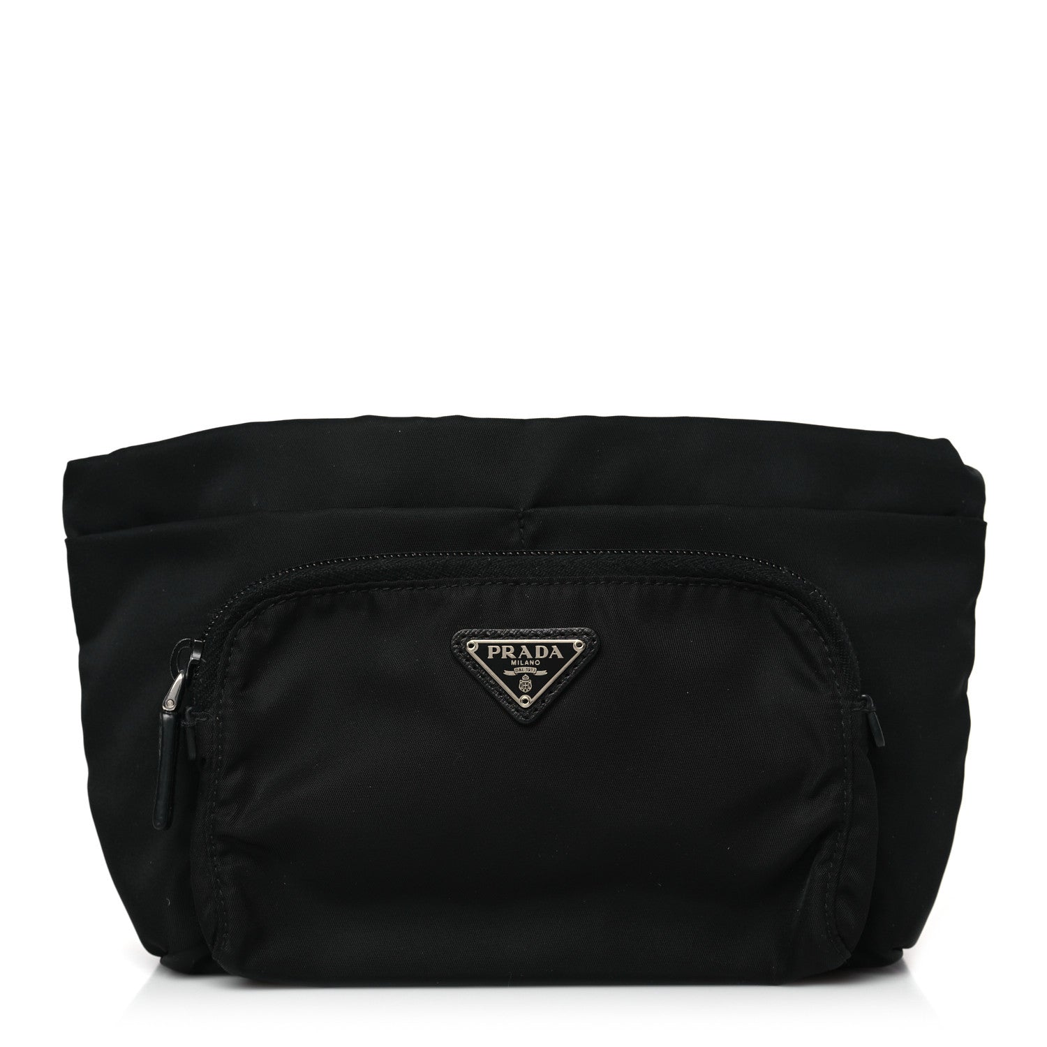 Prada Nylon Vela Cosmetic Pouch Black 1 of 8