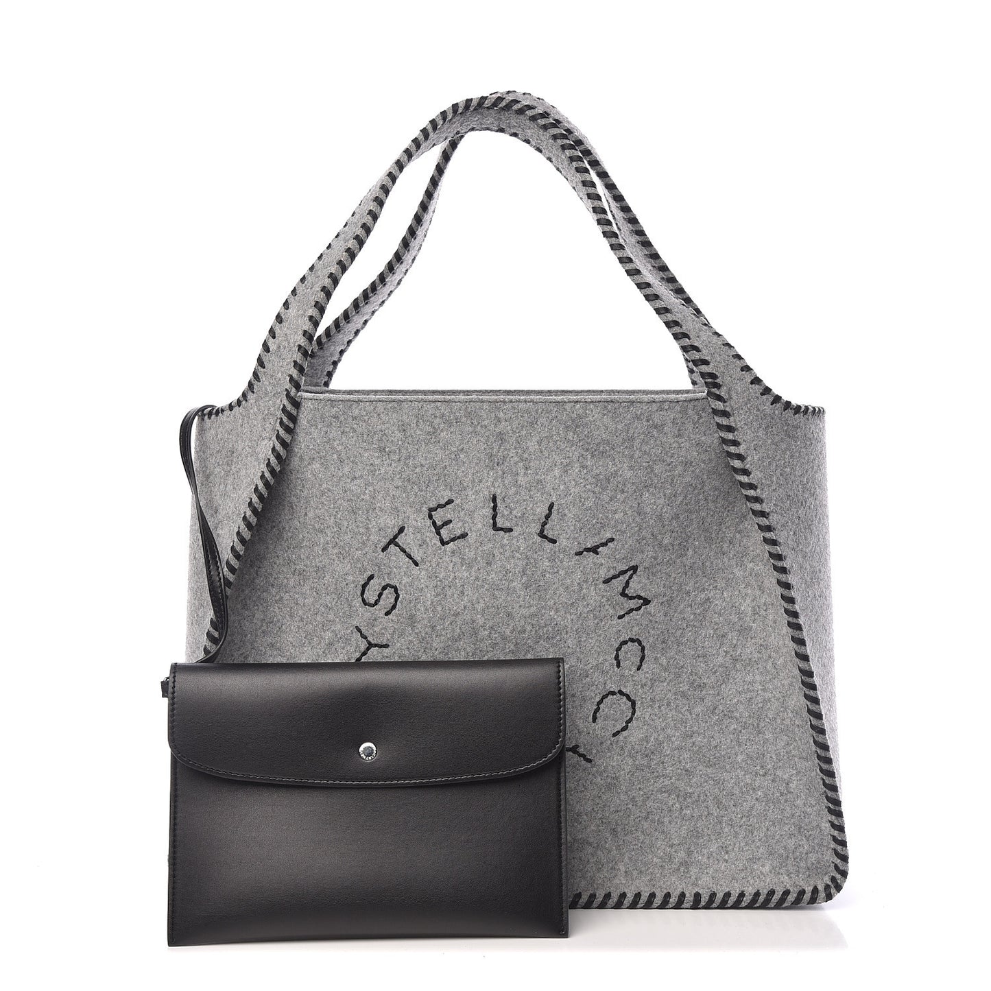Eco Felt East West Tote Smoke Slate