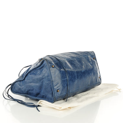 Balenciaga Chevre Classic Hardware Work Navy 4 of 8